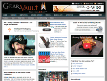 Tablet Screenshot of gear-vault.com